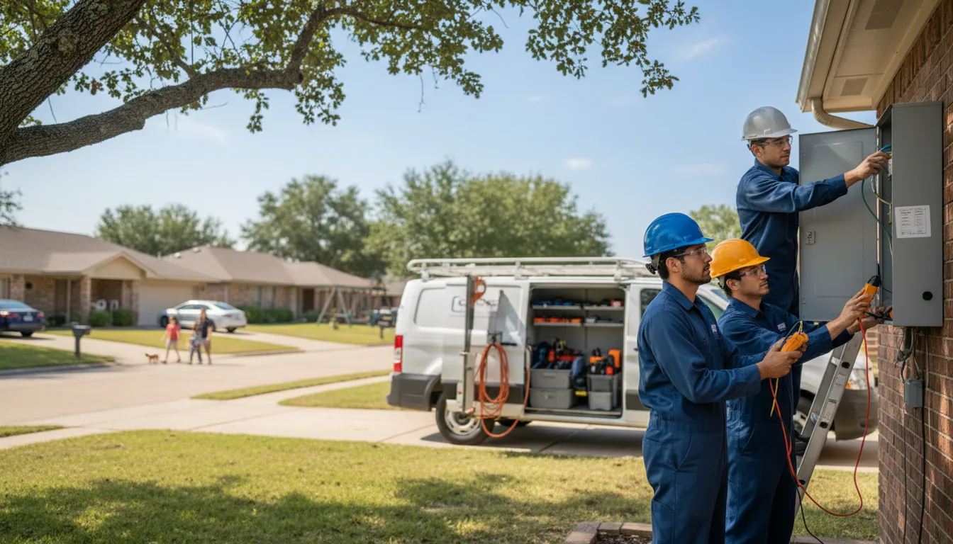 Certified electrician providing emergency electrical services in Mcdonald, OH
